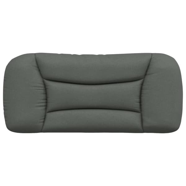 Headboard Cushion "Hvar" Dark Grey 80 cm Fabric