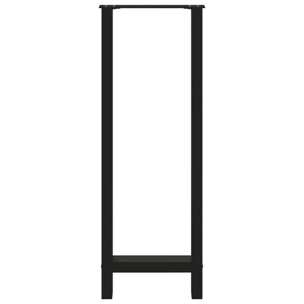 Barbordsben svarta 2 st 50x(110-111) cm stål