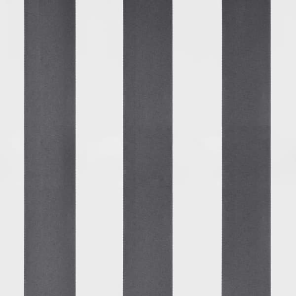 Elektrisk Markis 5 x 3 m Antracit och vitrandig 100% Polyester