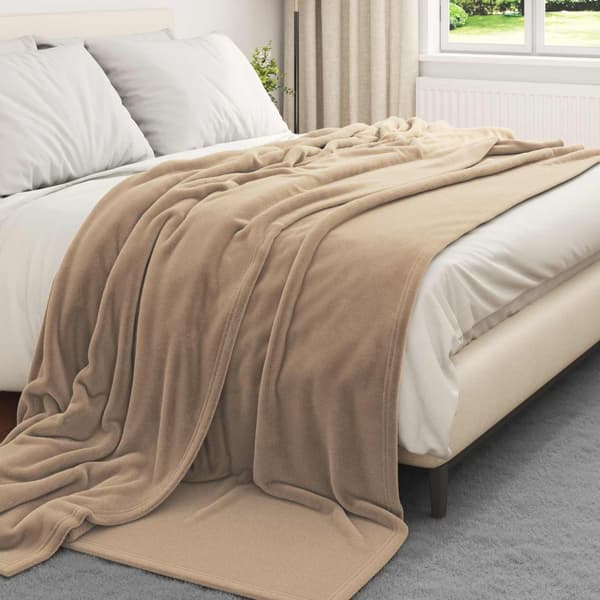 Filtar 6 pcs Kamel 220 x 240 cm Fleece