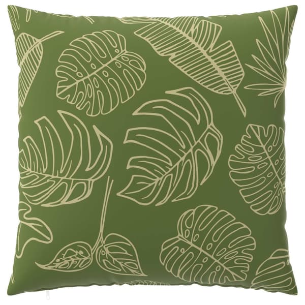 Kuddöverdrag 6 st HEERLEN Bladdesign 60 x 60 cm Polyester