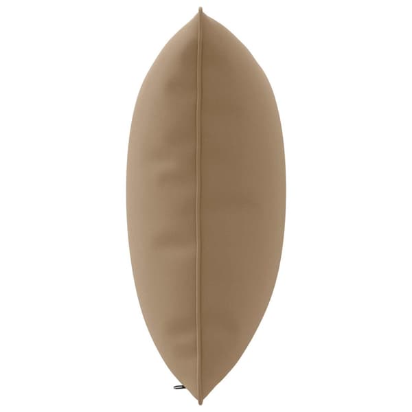 1-delad ryggkudde PUTTEN 100% Polyester Taupe 50 x 40 x 15 cm