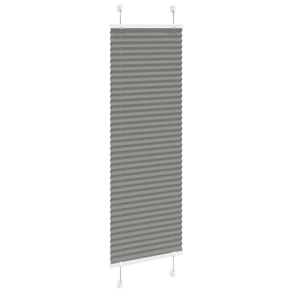 Plisserad persienn antracit 40x150cm tyg bredd 39,4cm polyester