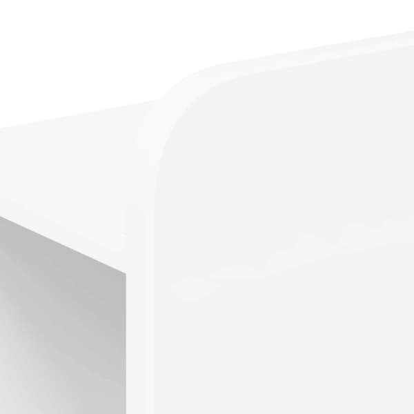 Sängram med förvaring Vit 80 x 200 cm Konstruerat trä