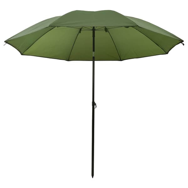 Fiskestångsparaply 218 x 185 cm Oxford Polyester Gul armé
