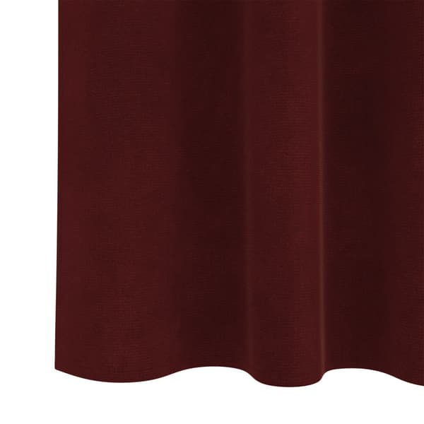 Gardiner 2 st Vinröd 140 x 260 cm Sammet
