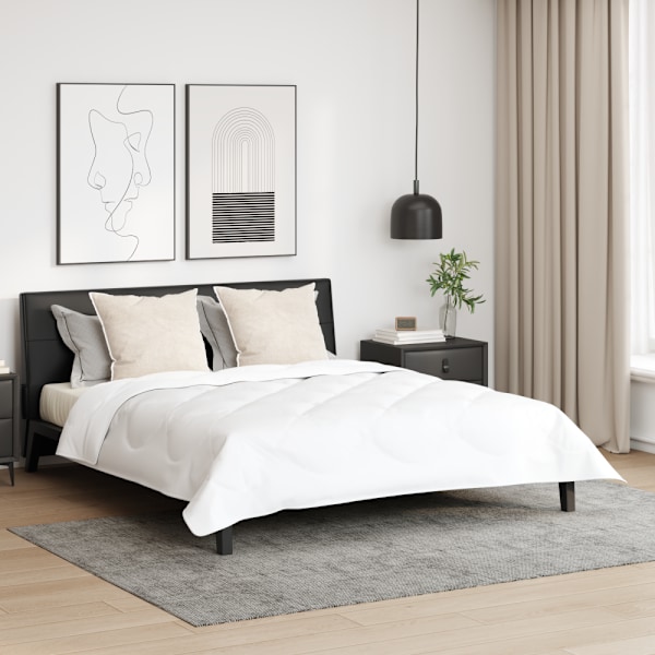Kudde med kudde 2 pcs Vit 80 x 80 cm Bomull