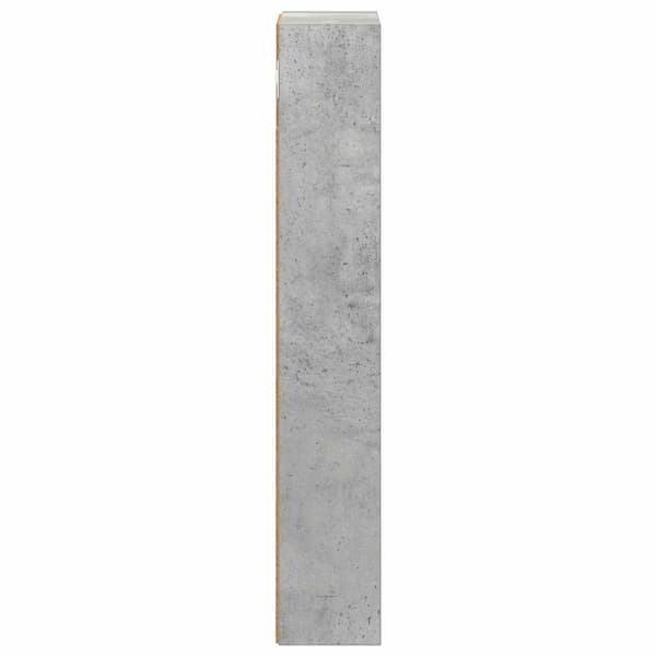 Badrumsväggskåp BetongGrå 20 x 10 x 60,5 cm Konstruerat trä