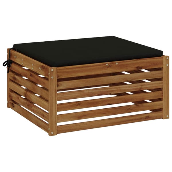 1-delad Sittdyna SOEST 100% Polyester Svart 60 x 60 x 3 cm