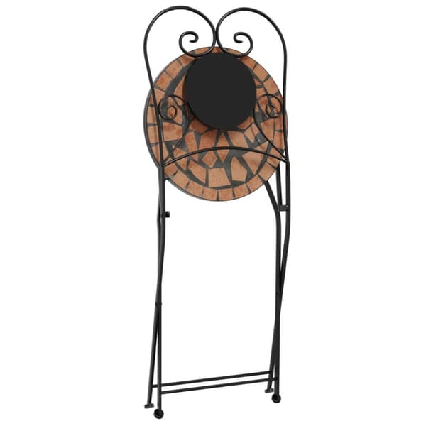 Caféset mosaik terrakotta järn och keramik