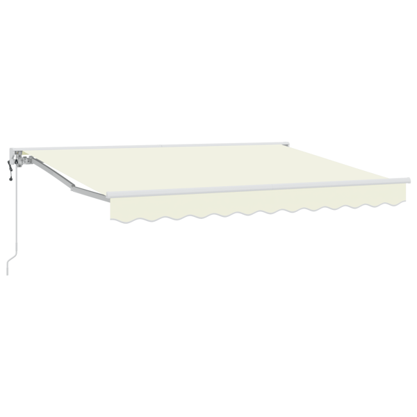 Markisram Kräm 250 x 200 cm Polyester med PU-beläggning