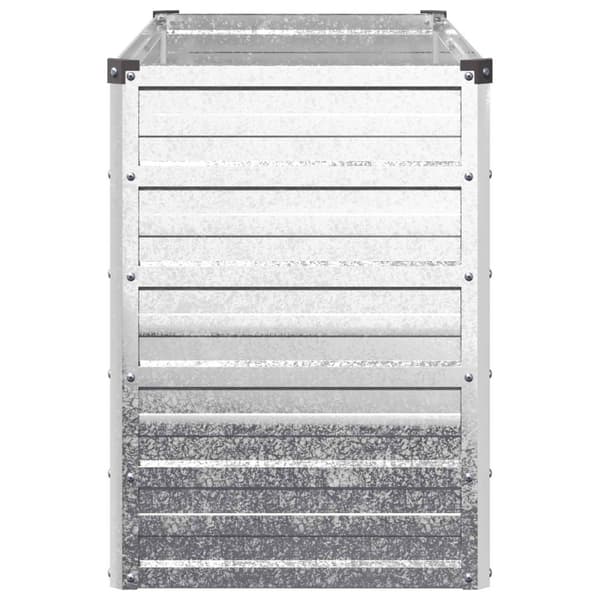 Höjd Trädgårdsbädd Silver 100 x 40 x 55 cm galvaniserad