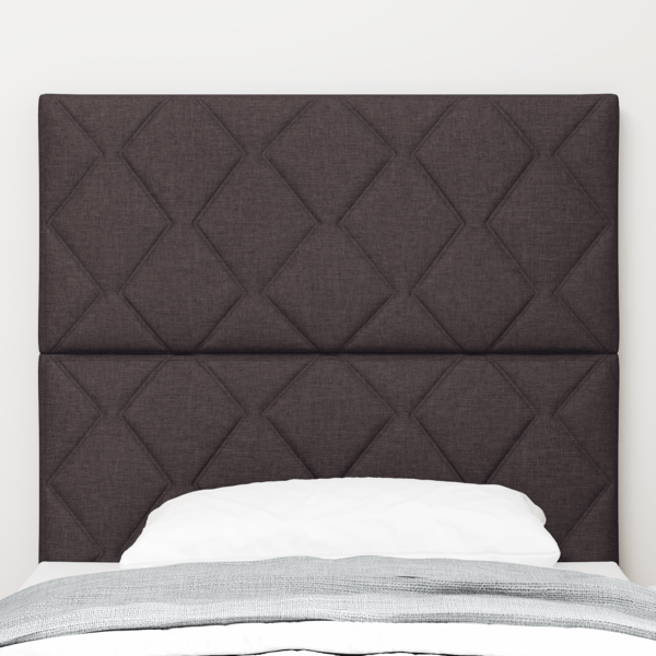LED huvuddyna Brun 90 cm tyg
