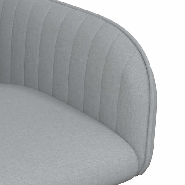 Matstolar 4 pcs Tyg Ljusgrå 56,5 x 50 x 87,5 cm