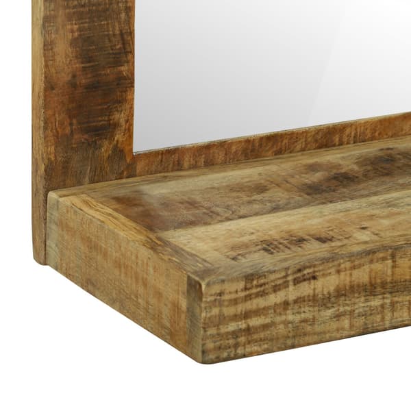 Badrumsspegel Rektangulär Brun 50 x 22 x 70 cm Massivt mangoträ