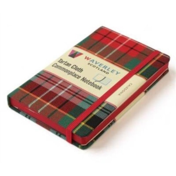 Waverley (L): Caledonia Tartan Cloth Large Notebook (inbunden, eng)