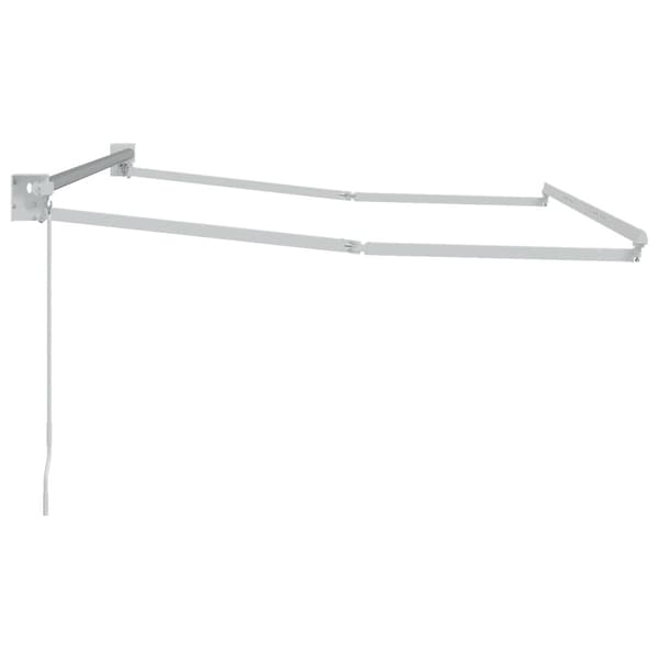 Manuell utdragbar markisram Vit 3,5 x 2 m Aluminium