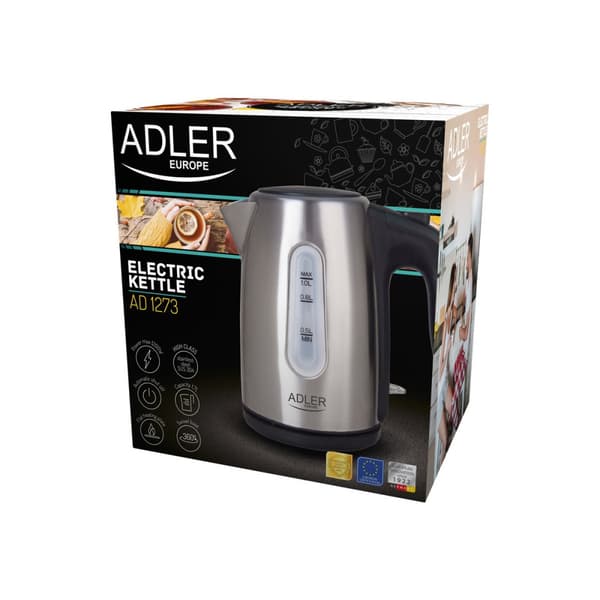 Adler AD 1273 - vattenkokare - metall