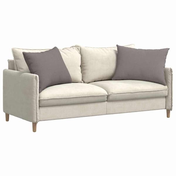Sofakuddar 2 pcs Taupe 70 x 50 cm tyg