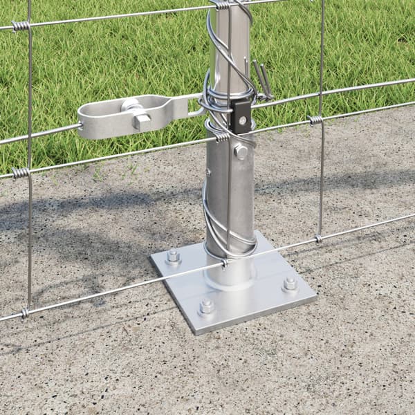 Stängselstolpe Galvaniserad 50 x 1 m Stål