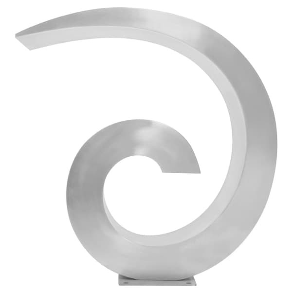 Poolfontän rostfritt stål 50x30x53 cm silver