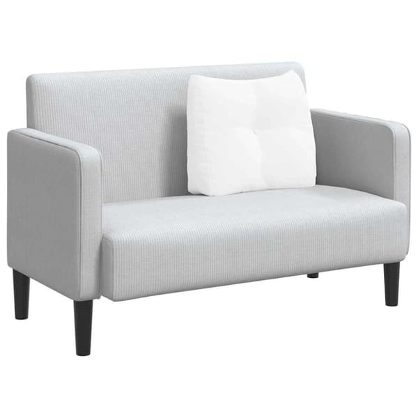 Ryggkudde Vit 60 x 24 x 50 cm tyg