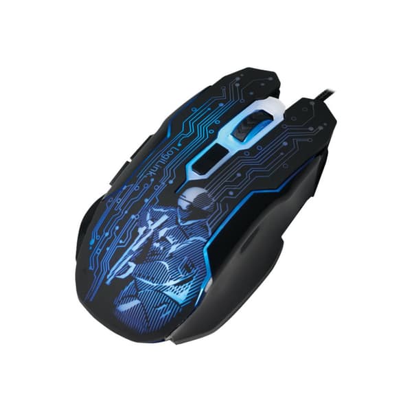LogiLink Gaming - mus - USB - svart