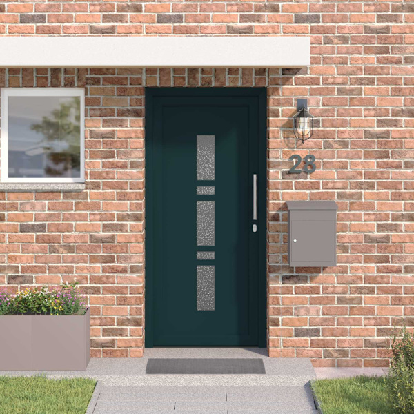 Framdörr Antracit 88 x 200 cm PVC