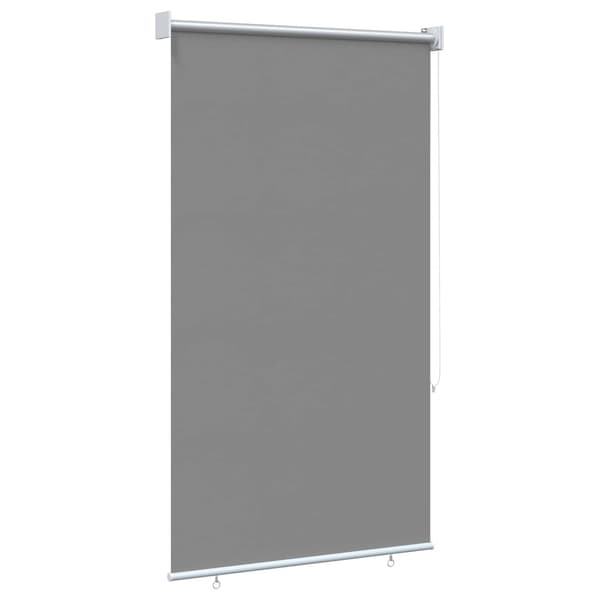 Rullgardin UV-skydd Ljusgrå 80 x 230 cm Polyester