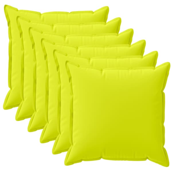 Kuddöverdrag 6 st HOUTEN Klart grön. 45 x 45 cm Polyester