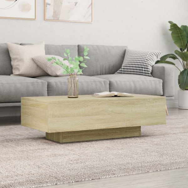 Soffbord sonoma ek 100x49,5x31 cm konstruerat trä