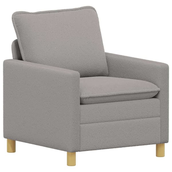Soffa Ljusgrå 76 x 81 x 87,5 cm Tyg