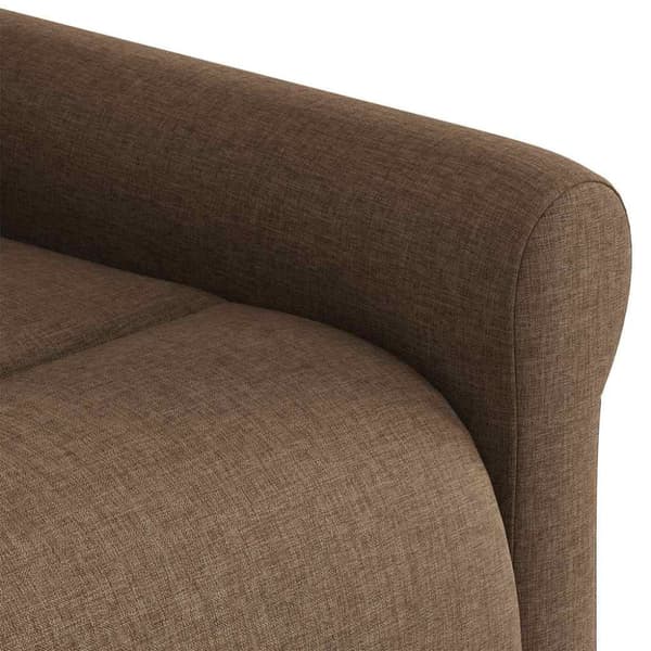 Elektrisk reclinerfåtölj Brun tyg