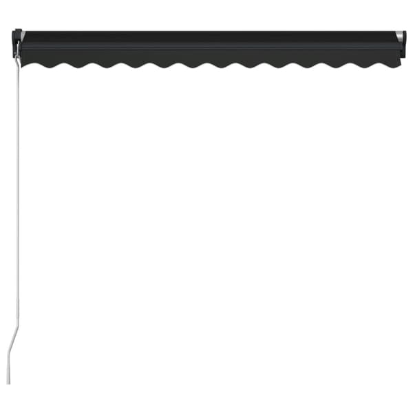 Markis manuellt infällbar 300x250 cm antracit