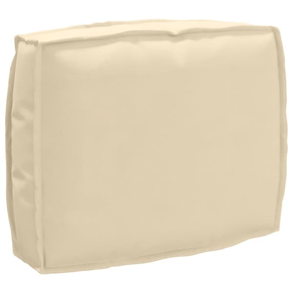 Pallkuddset 2 pcs Beige Oxford Tyg