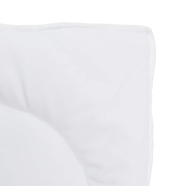 Duntäcke med kudde 2 pcs Vit Mikrofiber