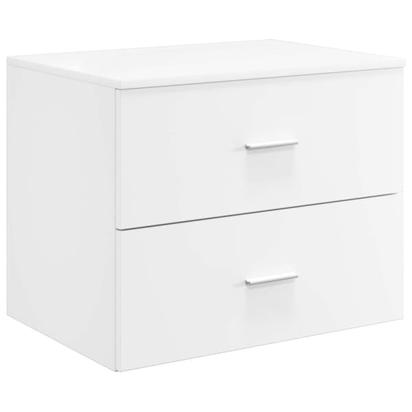 Badrumsmöbelset 3 st Vit 49,5 x 44,5 x 66 cm Konstruerat trä