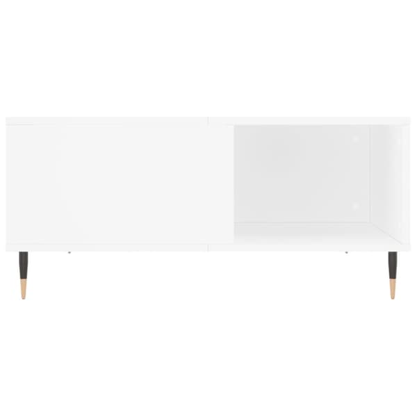 Soffbord vit 80x80x36,5 cm konstruerat trä