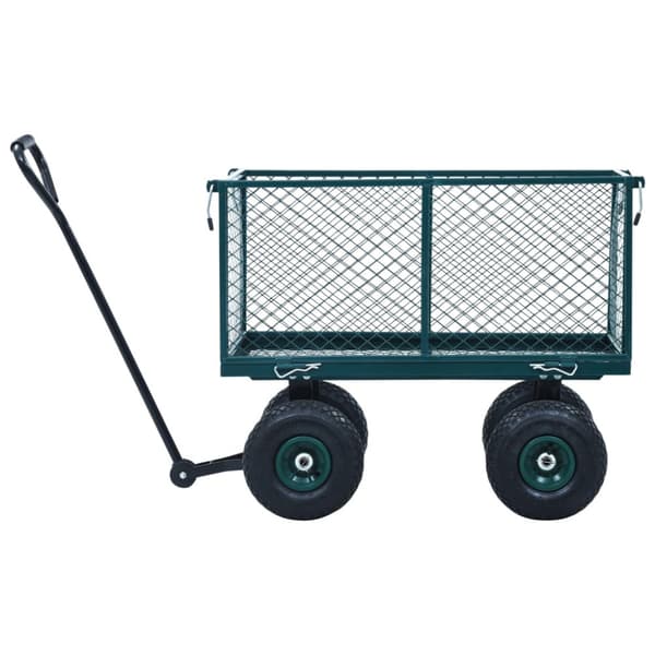 Trädgårdsvagn grön 350 kg