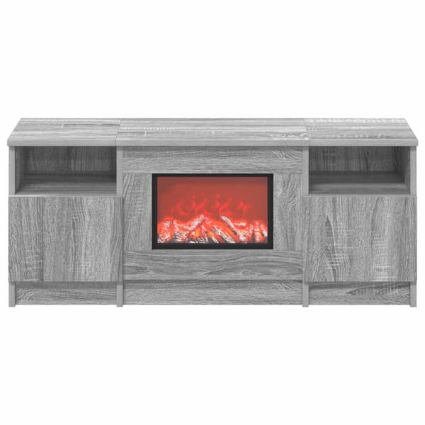 Elektrisk eldstad Grå Sonoma 98 x 28,5 x 40,5 cm