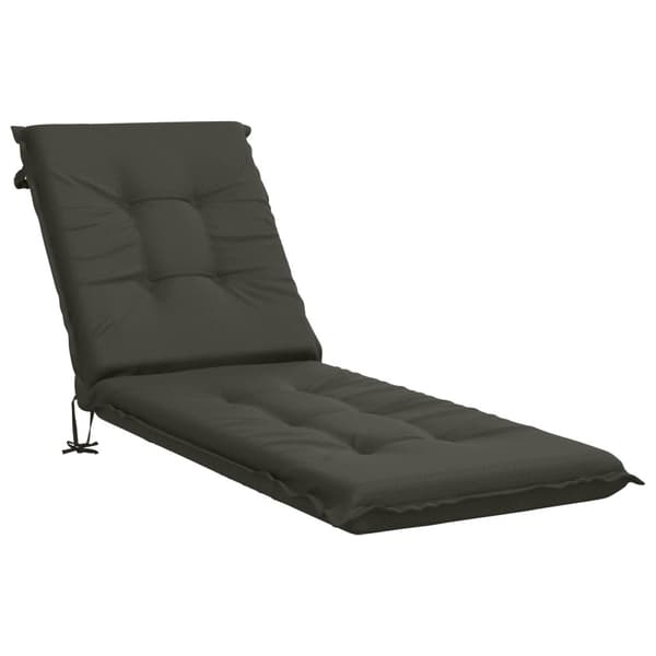 Solstol Kudde GEMERT 100% Polyester Antracit 190 x 60 x 9 cm