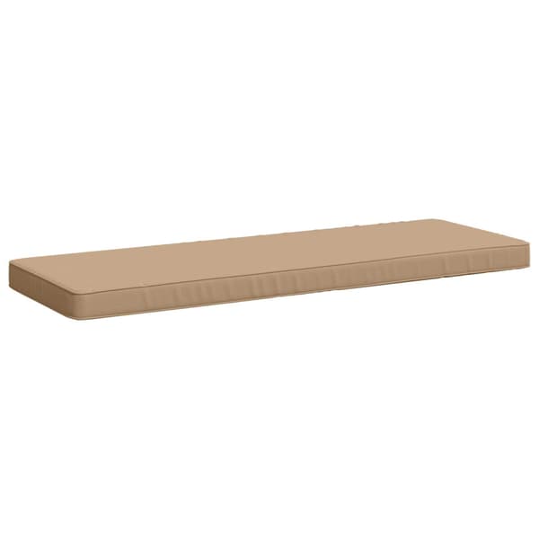 1-delad Bänk Kudde VUGHT 100% Polyester Sand 110 x 40 x 5 cm