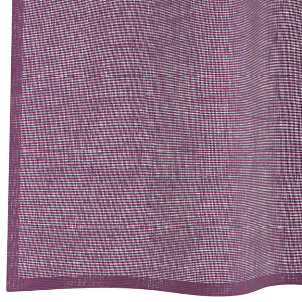 Voile gardiner med stångfickor 2 st lila
