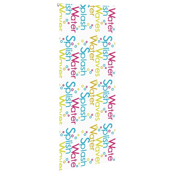 Rullgardin för dusch 100x240 cm tyg bredd 96 cm
