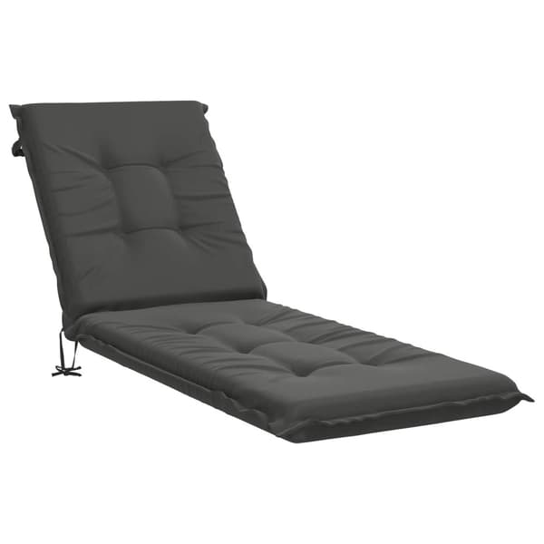 Solstol Kudde GEMERT 100% Polyester Antracit 190 x 60 x 9 cm