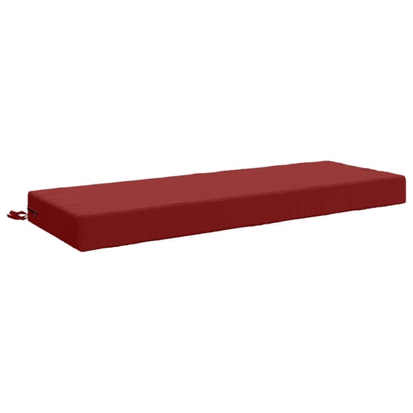 Sittkudde SOEST 100% Polyester Vinröd 120 x 40 x 10 cm