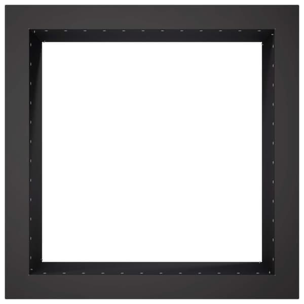 Eldstad ring Svart 60 x 60 x 25 cm Stål