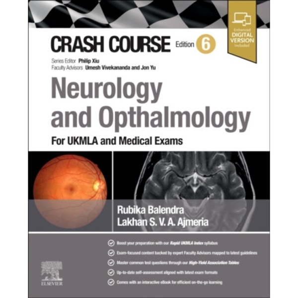 Crash Course Neurology and Ophthalmology (häftad, eng)