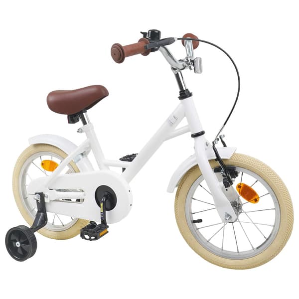 Barncykel 12 Tum för 2-4 åringar Vit