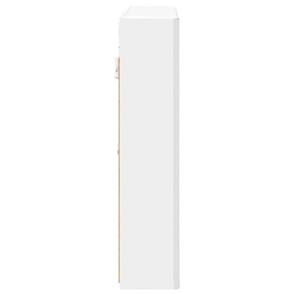 Badrumsspegelskåp Vit 73.5 x 15.5 x 70 cm Konstruerat trä